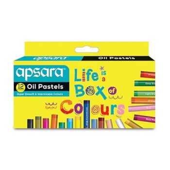 Apsara Oil Pastels - 12 Shades