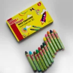 Camlin 10 Shades Crayons – Vibrant & Smooth Coloring | Non-Toxic | Pack of 10