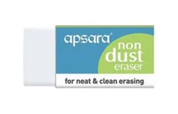 Apsara Small Eraser | Dust-Free | Smudge-Free | Compact & Easy to Use | Student-Friendly