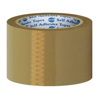 VCR Self Adhesive Brown Cello Tape | 35 Meters Length | 48mm / 2" Width | Strong Adhesive for Carton Sealing | Heavy-Duty Packing Tape | Ideal for Office, Industrial & Household Use