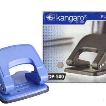 Kangaro DP-500 Punching Machine | Heavy-Duty Two-Hole Paper Punch with Metal Base & 22-Sheet Capacity