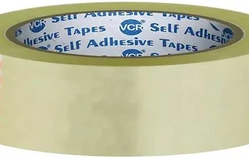 VCR Self Adhesive Transparent Cello Tape | 35 Meters Length | 24mm / 1" Width | Strong Adhesion & Easy Tear | Clear Finish for Neat Packaging | Ideal for Office, School, and Home Use