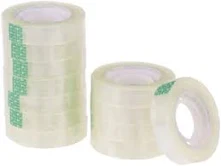 Small White Cello Tape | 1/2 Inch (12mm) | Strong Adhesive | Smooth Finish for Craft, Office & School Use