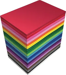 A4 Color Paper - 100 Sheets| Bright, Smooth & Premium Sheets for Craft, Printing & School Projects