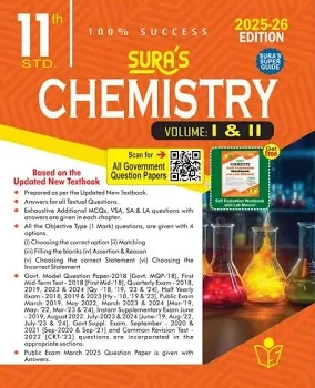 SURA 11th Chemistry Guide | Latest Samacheer Kalvi HSC Study Material